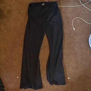 Kids Black Flared Pants